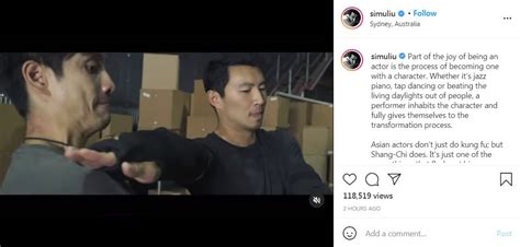 'Shang-Chi' star Simu Liu shares BTS training session clip