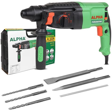 Buy Alpha Corded Electric Rotary Hammer Drill Machine, RH-26mm, SDS ...