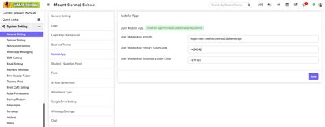 How to Register Android Mobile App? - Smart School : School Management ...