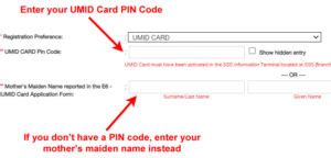 Image result for Umid Card Pin Code