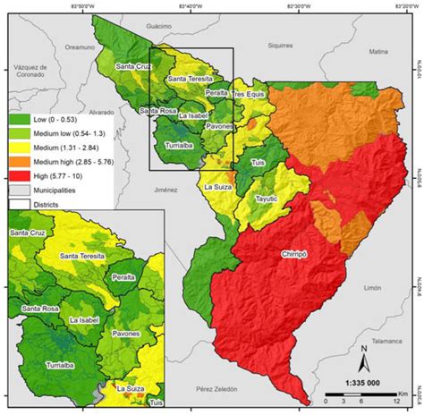 Climate Risk Analysis Using a High-Resolution Spatial Model in Costa Rica