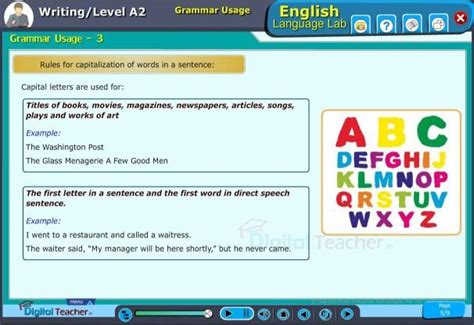 Digital Language Lab Software Writing Activity Infographics - English ...