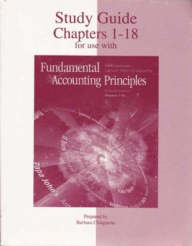 Buy Fundamental Accounting Principles Study Guide, Chapters 1 to 18 ...