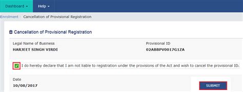 Procedure for Cancellation of Provisional GST Registration with FAQs