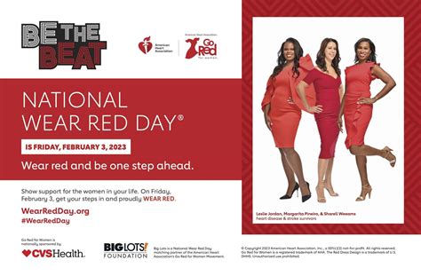 National Wear Red Day is Friday, February 3 - Hello Woodlands