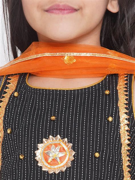 Jaipuri Frock Style Kurta with Ghungroo buti work with salwar and Dupa ...