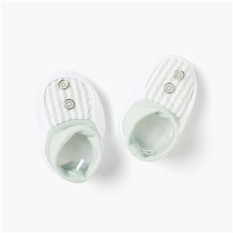 Giggles Striped Booties