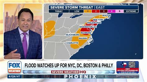 Severe storms, flood threat target millions across Northeast and mid ...