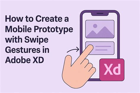 How to Create a Mobile Prototype with Swipe Gestures in Adobe XD ...