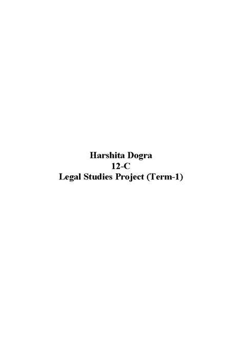Legal Studies Project 1: Key Cases Analysis (LST101) - Studocu