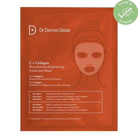 C + Collagen Biocellulose Brightening Treatment Mask • 1 Treatment