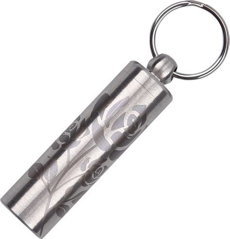 Amazon.com: Keychain Pill Box, Portable Pill Bottle Pocket Medicine ...