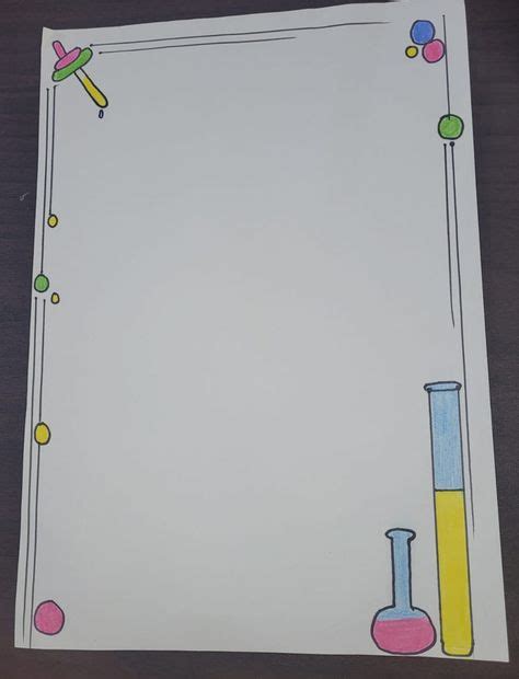 Image result for Border Design for Projects Science