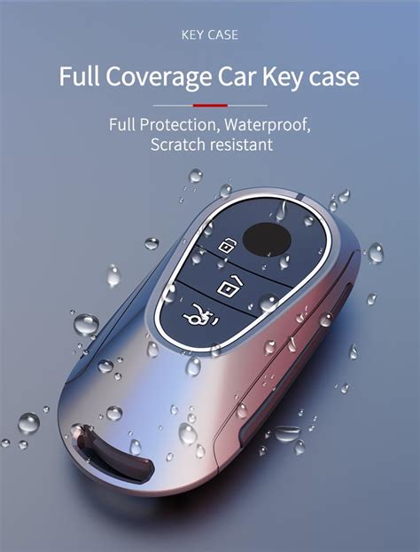 Mercedes GLC 300 Luxury Premium Metal Smart Car Key Cover Key Case Wit ...