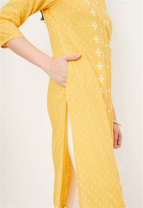 Buy Women Foil Printed Straight Kurta Online at just Rs. 599.0 ...