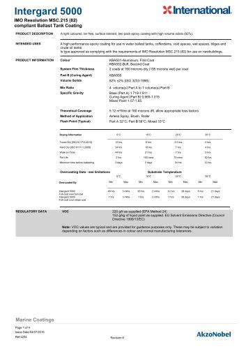 INTERTUF 262 DATA SHEET - International Marine - PDF Catalogs ...