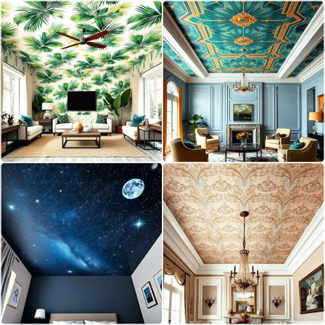40 Ceiling Wallpaper Ideas for Creative Interiors