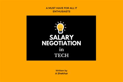 Salary Negotiation in Tech