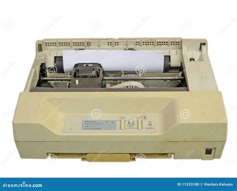 Dot matrix printer stock photo. Image of computer, unique - 11323180
