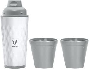 Vaya Drynk White Insulated Stainless Steel Thermos Flask with Gulper ...
