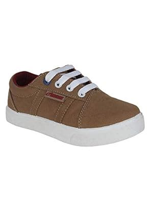 Buy Beanz Khaki Smart Casual Shoes for Boys at Amazon.in
