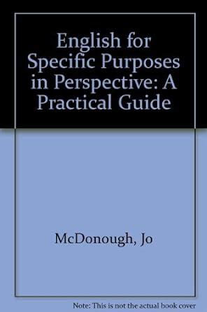 Buy English for Specific Purposes in Perspective: A Practical Guide ...
