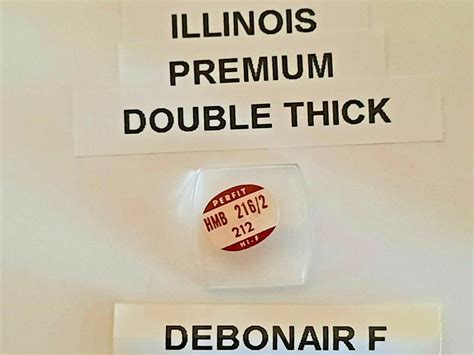 Buy ILLINOIS GLASS WATCH CRYSTALS by model NAME or # (NOS) - vintage ...