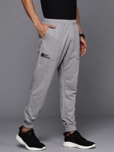 HRX by Hrithik Roshan Washed Men Grey Track Pants - Buy HRX by Hrithik ...