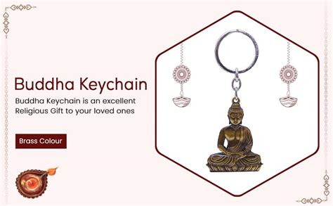 anciently Buddha Keychain | Buddha Key Chain, Metal, 1 Piece (Brass ...