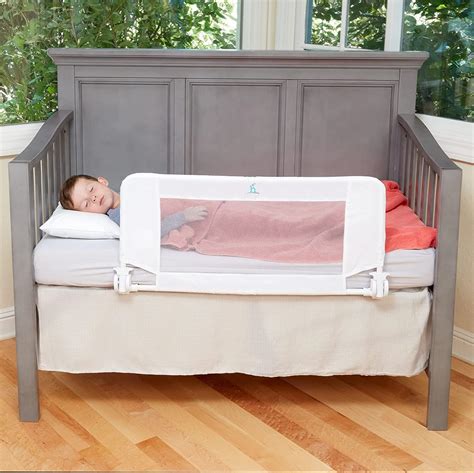 Hiccapop Convertible Crib Bed Rail | Toddler Bed Guard Safety Rail ...