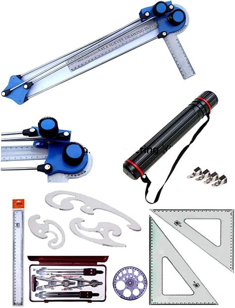 Isomars Mini Drafter Engineering Kit Set of 6 : Amazon.in