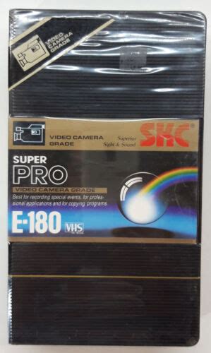 SKC Super Pro E-180 Blank VHS Video Tape - 3 Hours India | Ubuy