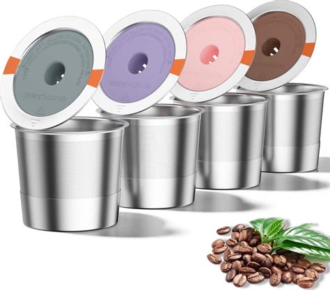 Amazon.com: Cafe Flow Stainless Steel Reusable Metal Coffee Pod ...
