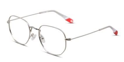 Olos Everclear Kids Silver Eyeglasses | Includes Free Rx Lenses ...