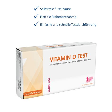 CARESTIX Home Vitamin D Test | Schnell, Präzise & Zuverlässig | Ideal ...