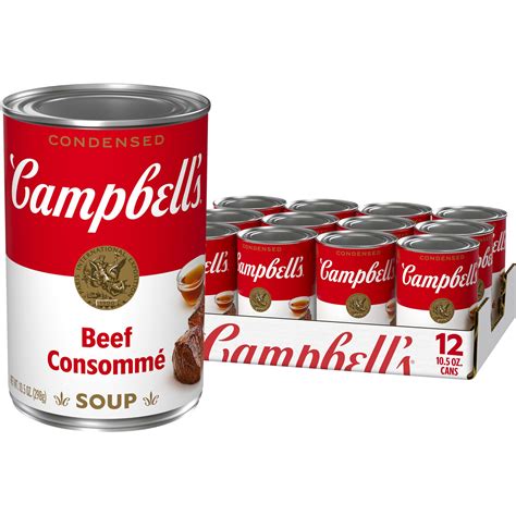Amazon.com: Campbell's Condensed Beef Consomme Soup, 10.5 oz Can (12 Pack)