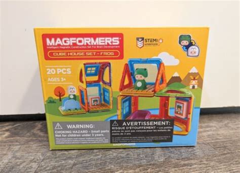 MAGFORMERS 20Pc 3D Building Set with Cube House and India | Ubuy