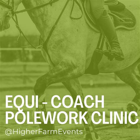 Equi Coach Polework Clinic , Higher Farm Riding School, Middlewich, 8 ...