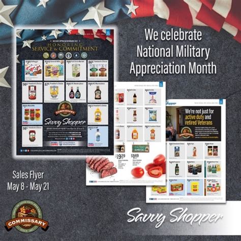 Commissary sales flyers for May 8-21 promote extra savings during ...