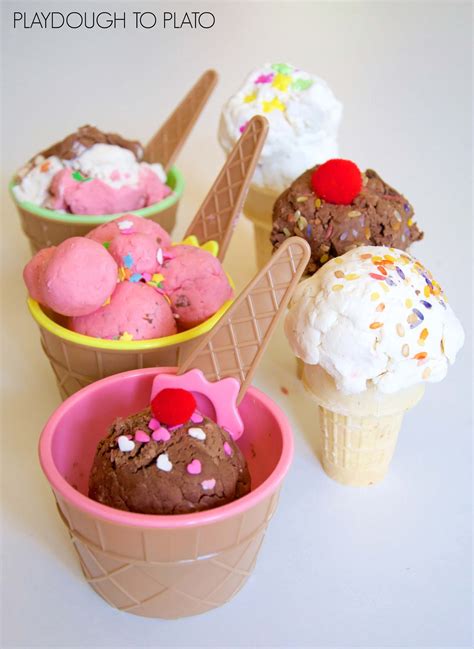 Ice Cream Playdough Recipe - Playdough To Plato