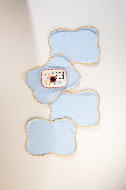 Buy Joyee Woven Blue Cotton Heavy Slub Table Mat Online – Freedom Tree