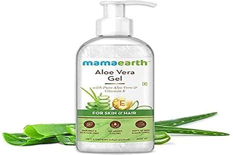 Mamaearth Aloe Vera Gel For Face, with Pure Aloe Vera & Vitamin E for ...