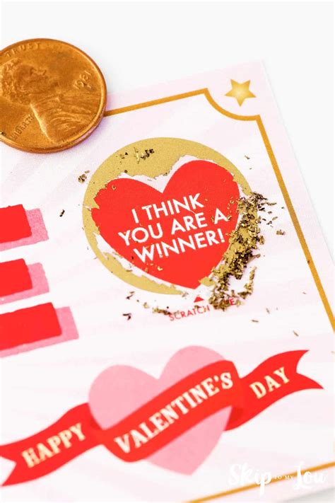 Custom Scratch Off Tickets for Valentine's Day | Skip To My Lou