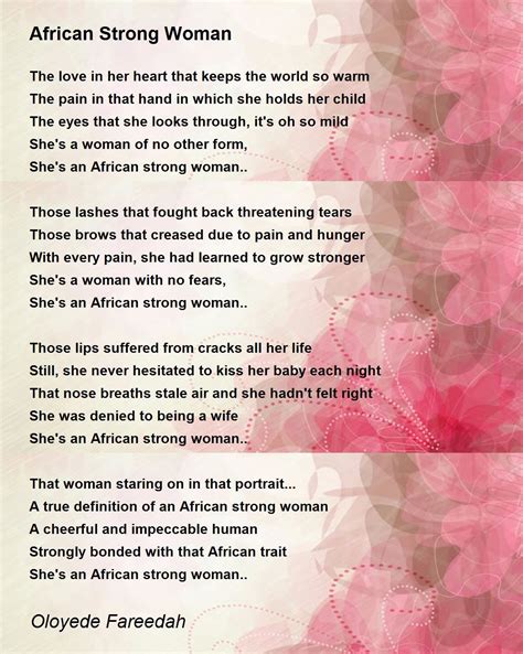 Strong Black Woman Poem
