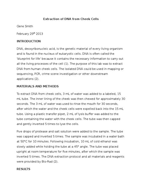 DNA Extraction Lab Report 的图像结果