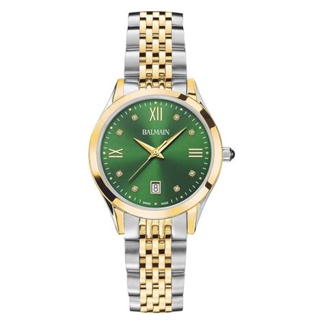 Balmain Classic R Swiss Made Quartz Women's 34mm Diamond Mother-of-Pea ...