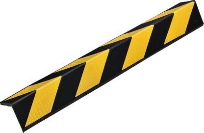 K T I 10 mm Thick Parking Safety Rubber Pillar/Corner Guard With 4 ...