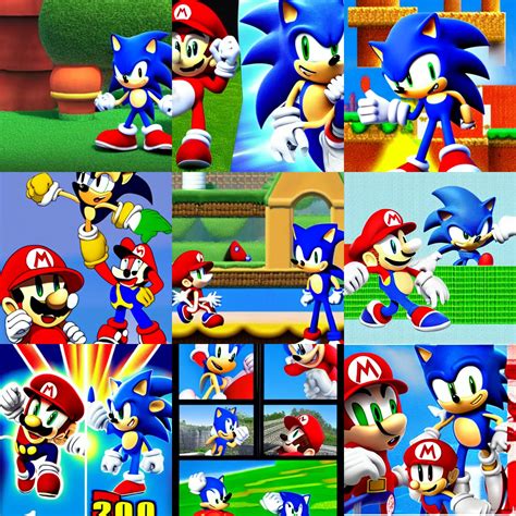 Mario Sonic Free Printables