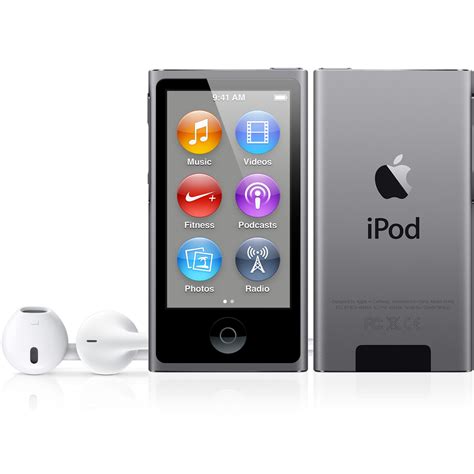 iPod nano 16GB [整備済製品] - スペースグレイ（第7世代） - Apple（日本）