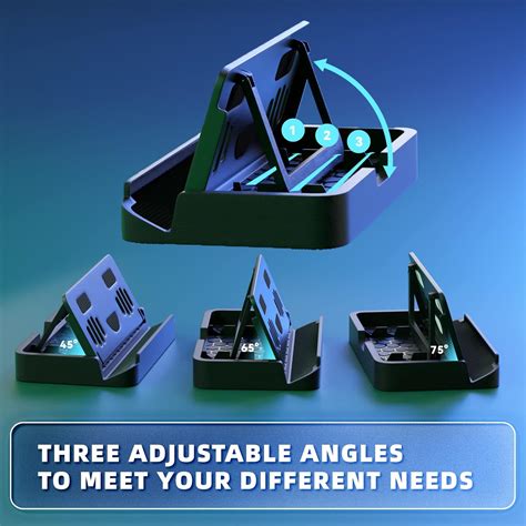 Buy KUNSLUCK Foldable Stand Base for Steam Deck, Upgraded Adjustable ...
